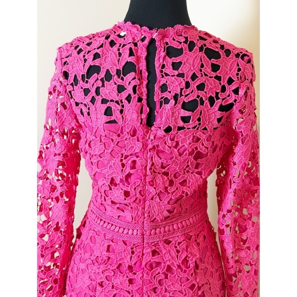 ENDLESS ROSE LONG SLEEVE LACE MINI DRESS M - Picture 10 of 15